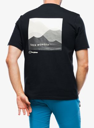 Koszulka z nadrukiem Berghaus Seek Wonder Silhouette SS Tee - black