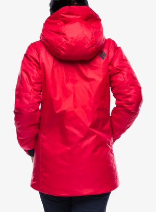 Kurtka ocieplana Black Diamond Belay Parka - coral red