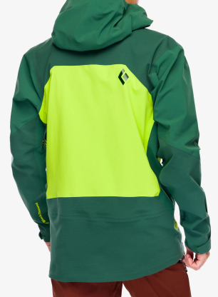 Kurtka Black Diamond Recon Stretch Pro Shell - mountain forest/lime green