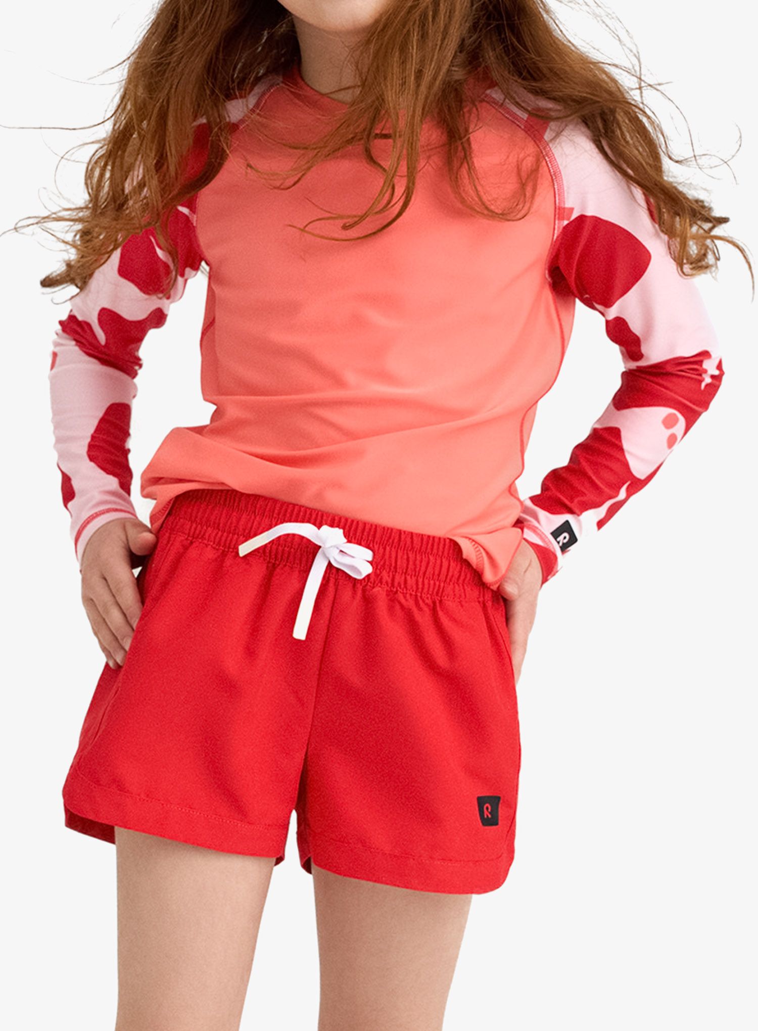 Bluza dziewczęca Reima Sukeltaja - misty red