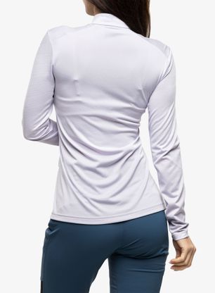 Bluza bez kaptura damska adidas TERREX Multi Half-Zip LS Tee - silver dawn