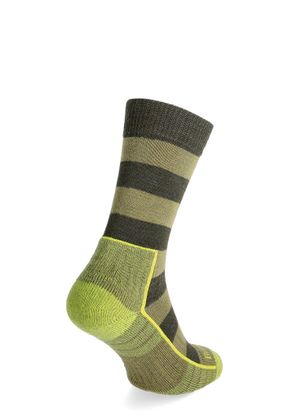 Skarpety Bridgedale Hike LW Merino Perf Boot Pattern - green/drk green