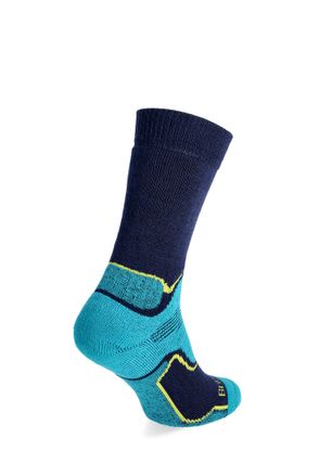 Skarpety Bridgedale Hike MW Merino Perfo Boot Pattern - petrol/navy