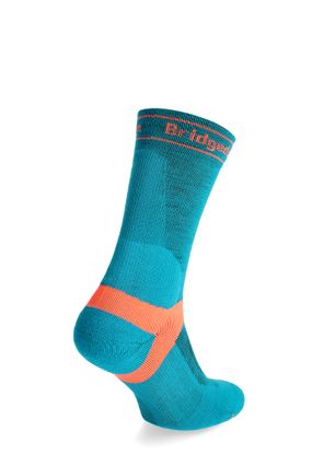 Skarpety rowerowe damskie Bridgedale MTB Mid Season Weight T2 Merino Sport Boot - teal