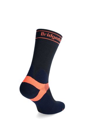 Skarpety rowerowe damskie Bridgedale MTB Summer Weight T2 Coolmax Sport Boot - navy/peach