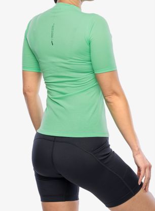 Koszulka do biegania damska Brooks High Point Short Sleeve - hyper green