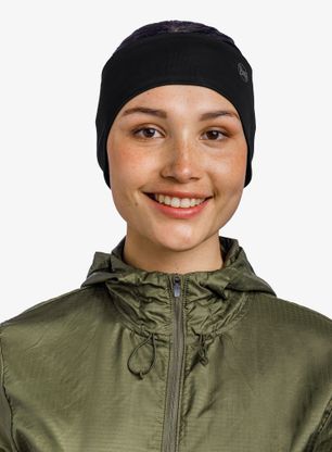 Opaska na głowę Buff Windproof Headband - grey logo