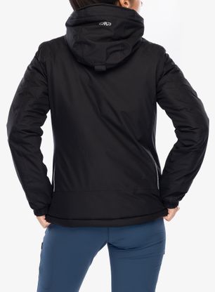 Kurtka ocieplana damska CMP Jacket Fix Hood Teemo - nero