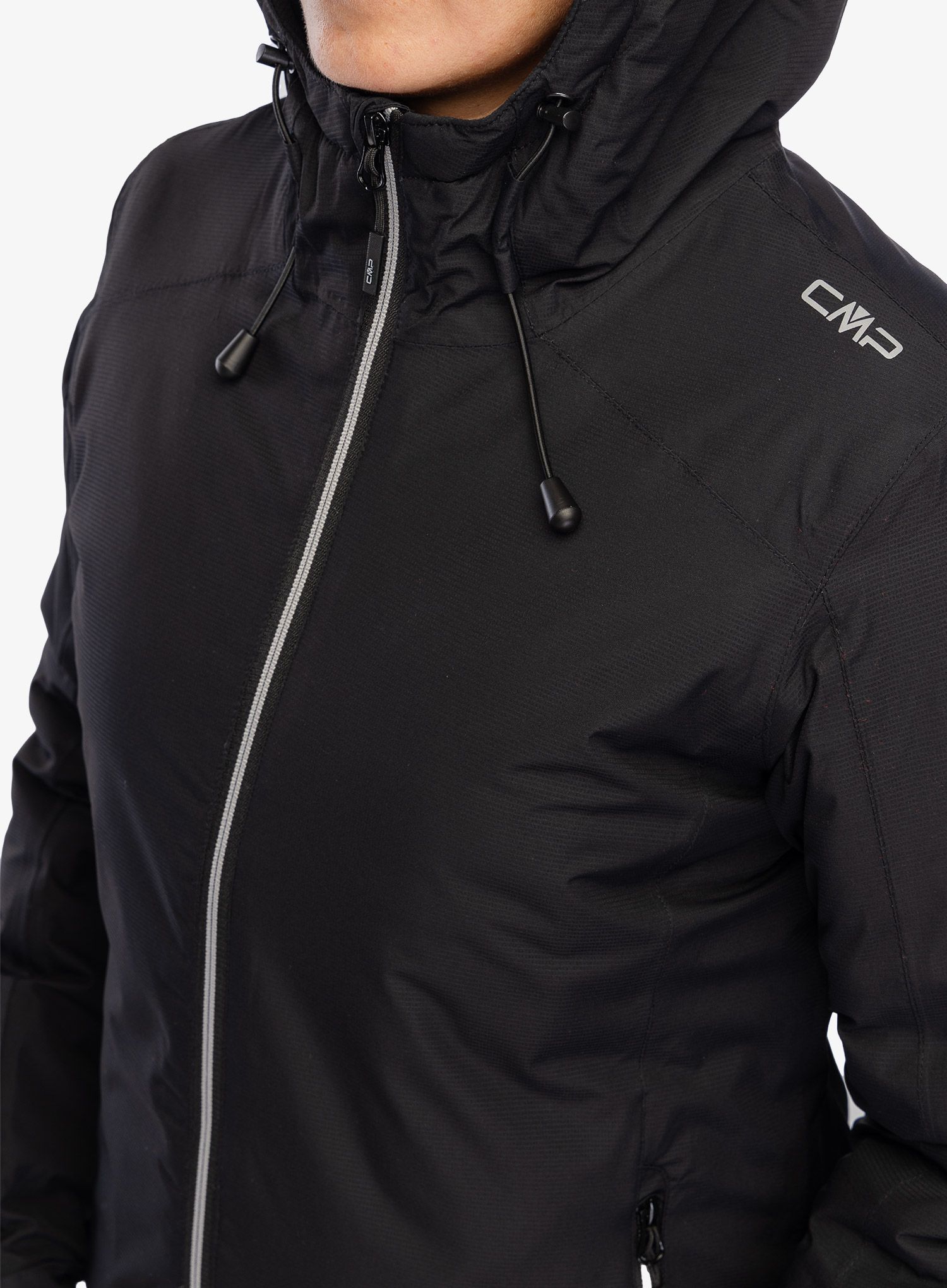 Kurtka ocieplana damska CMP Jacket Fix Hood Teemo - nero