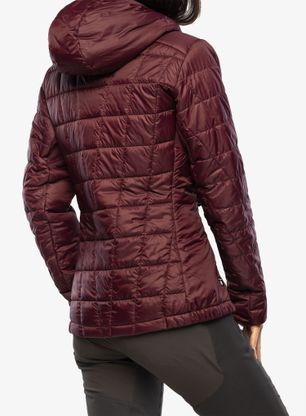 Kurtka ocieplana damska CMP Jacket Fix Hood Ziggs - burgundy