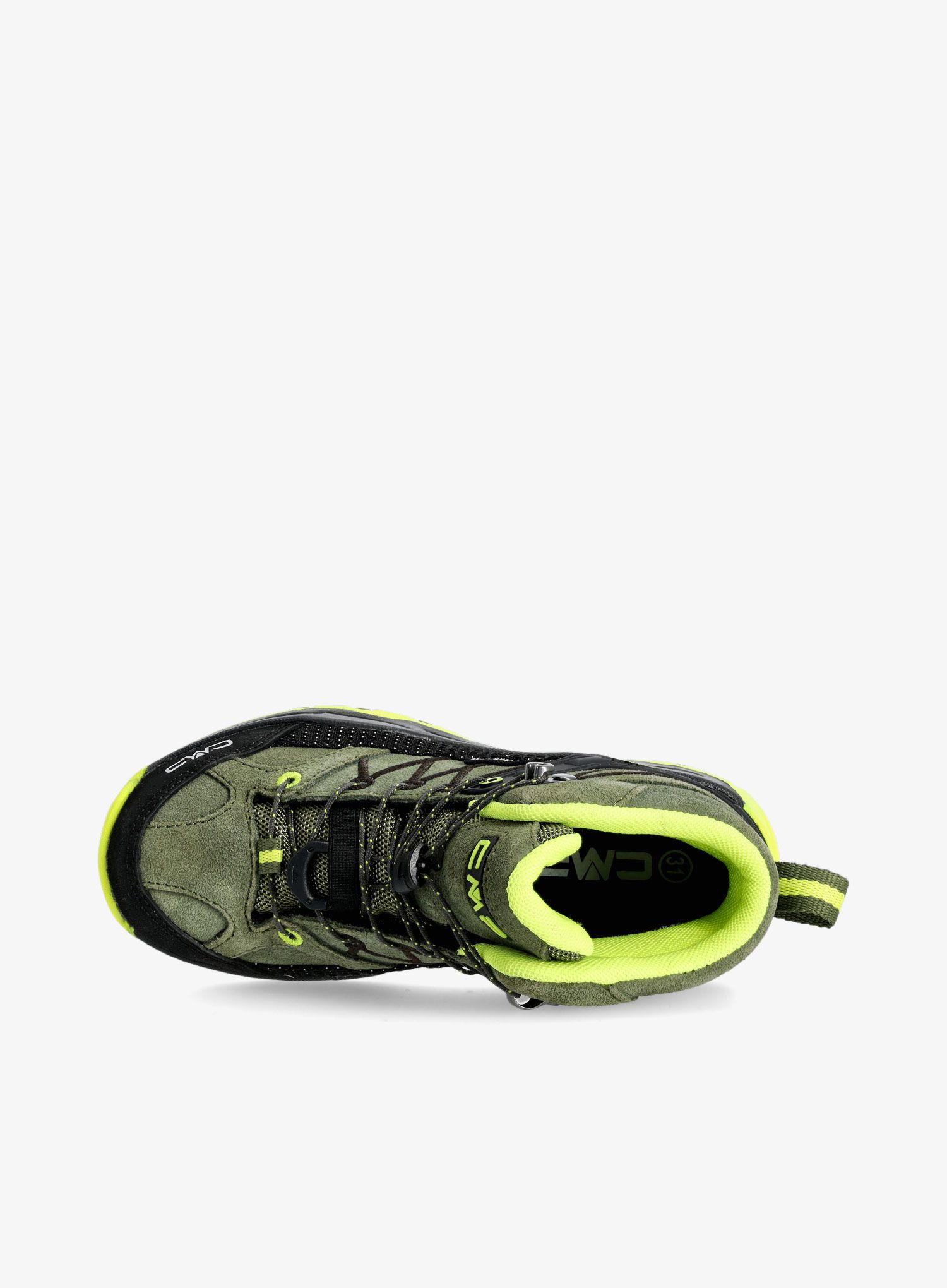 Buty dziecięce CMP Kids Rigel Mid Trekking Shoe WP - basic green
