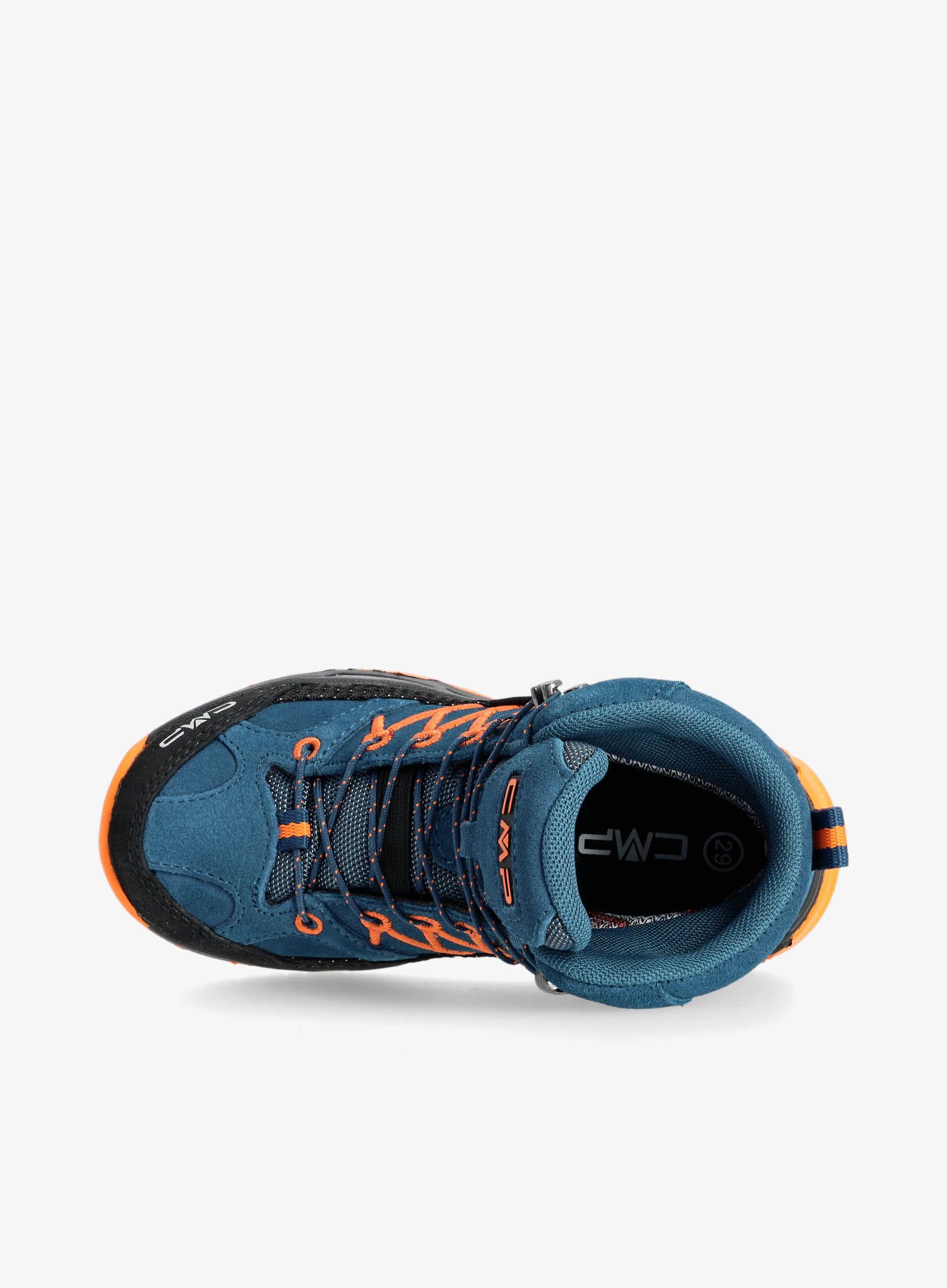 Buty dziecięce CMP Kids Rigel Mid WP - bluesteel/flame