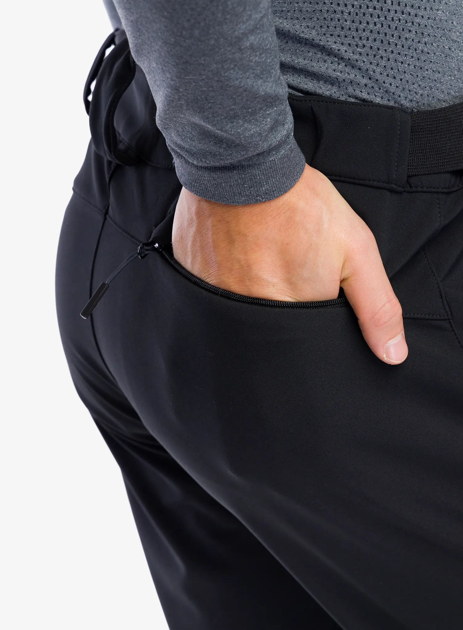 Spodnie softshell CMP Long Pant Fate - nero