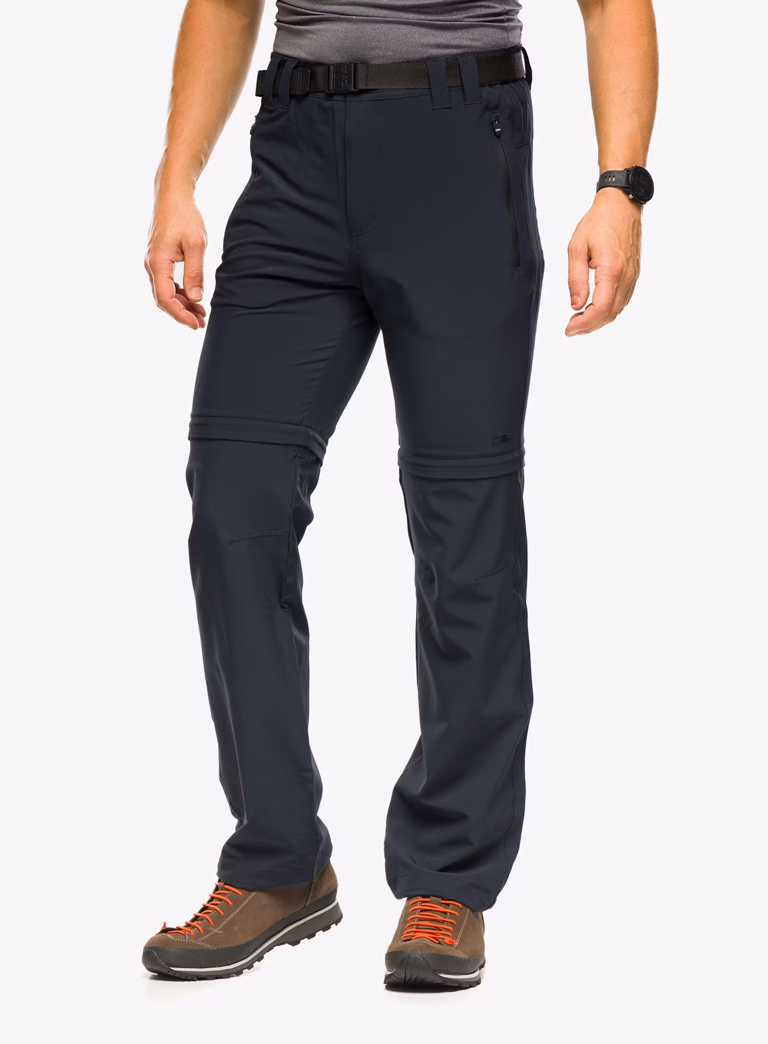 Spodnie CMP Rule Zip Off Pant Stretch Polyester - antracite