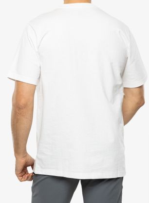 Koszulka męska Carhartt K87 Pocket S/S T-Shirt - white