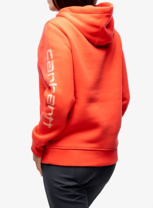 Bluza damska Carhartt Logo Sleeve Graphic Sweatshirt - bittersweet