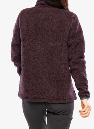 Polar damski Carhartt Relaxed Fit Fleece Pullover - blackberry heather