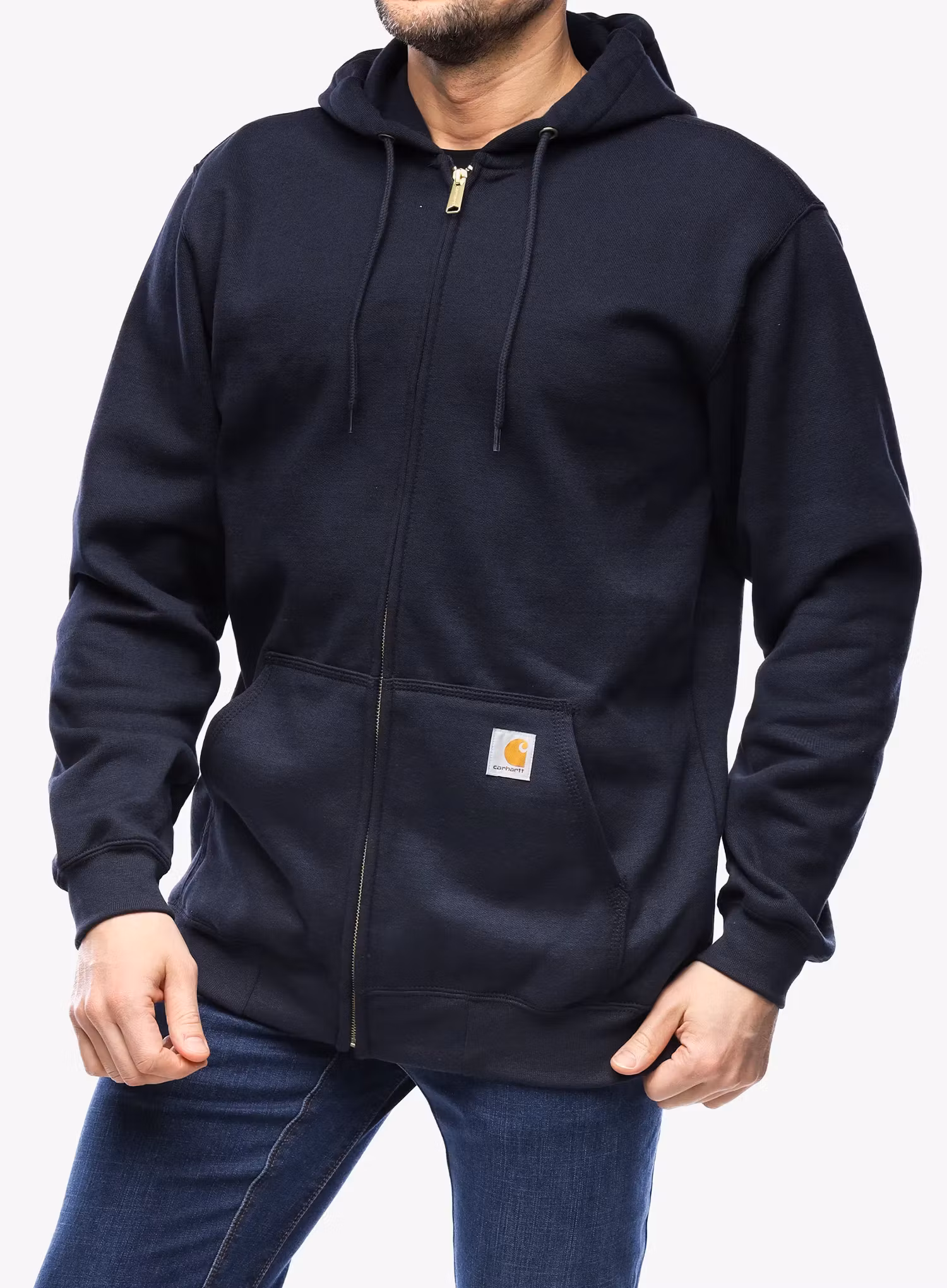 Bluza rozpinana Carhartt Zip Hooded Sweatshirt - new navy