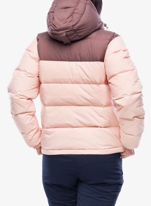 Kurtka zimowa damska Columbia Bulo Point II Down Jacket - dusty pink/basalt crinkle