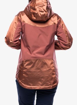 Kurtka ocieplana damska Columbia Point Park Insulated Jacket - faded peach sheen/beetroot