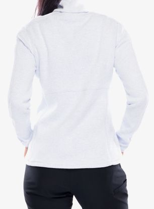 Bluza polarowa damska Columbia Sweater Weather Full Zip II - snowdrift/blue hint heather
