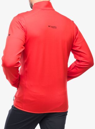 Bluza polarowa Columbia Triple Canyon Grid Fleece Full Zip - spicy/spice