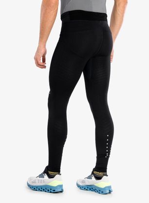 Spodnie Compressport Winter Trail Under Control Full Tights - black