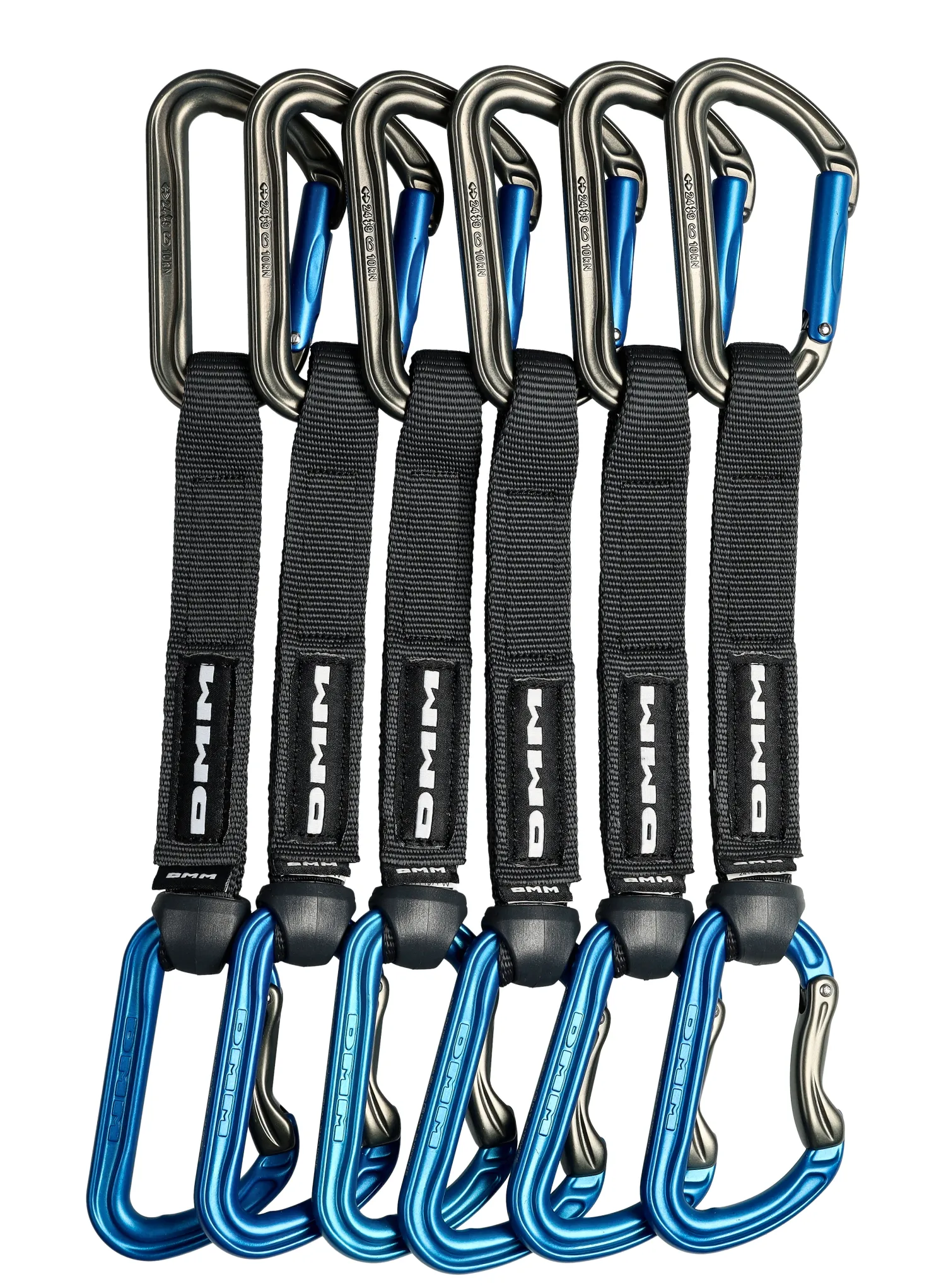 Ekspresy wspinaczkowe DMM Shadow Quickdraw SET - blue