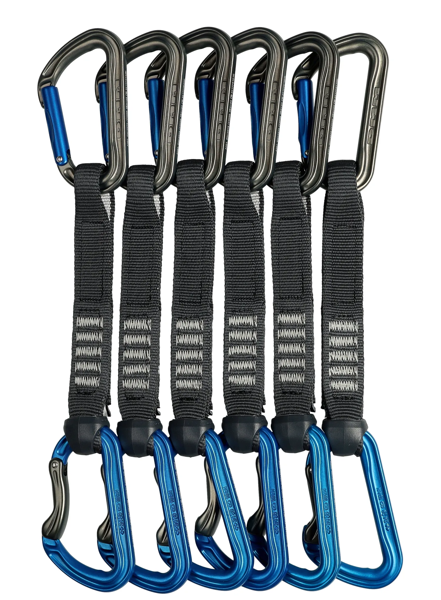 Ekspresy wspinaczkowe DMM Shadow Quickdraw SET - blue