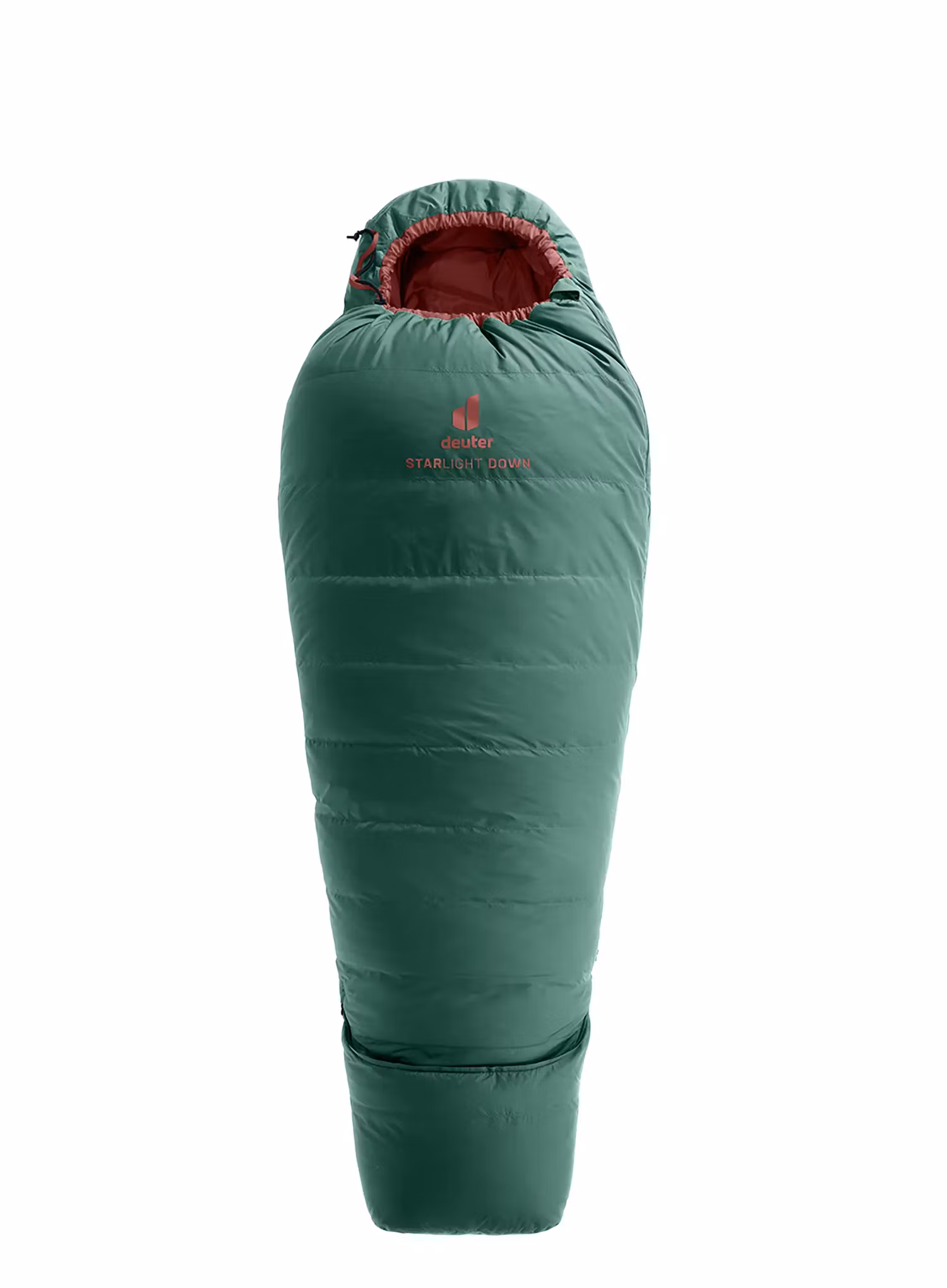Śpiwór dziecięcy Deuter Starlight Down (130–170 cm) - seagreen/redwood