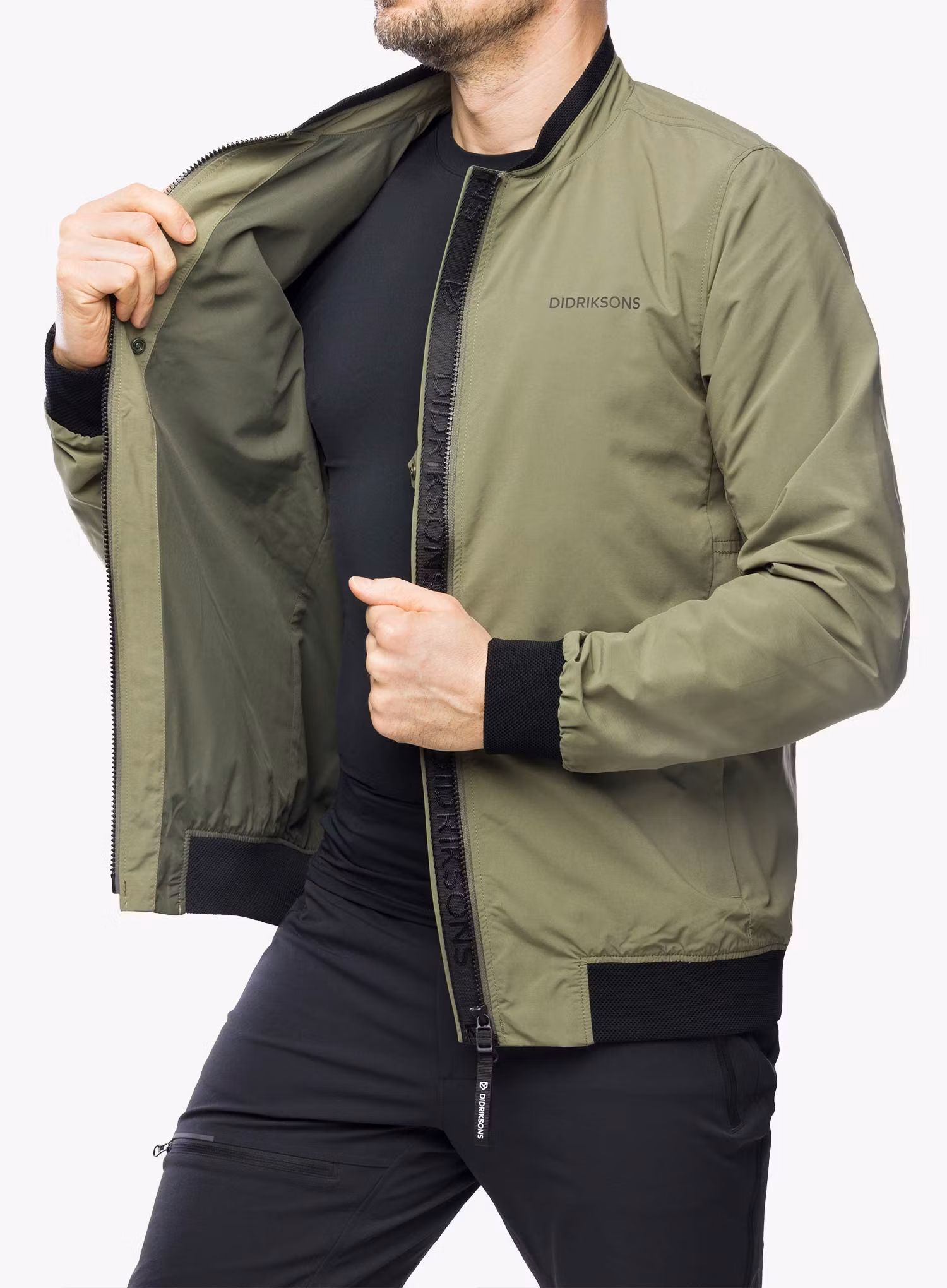 Kurtka Didriksons Arran Jacket - dusty olive