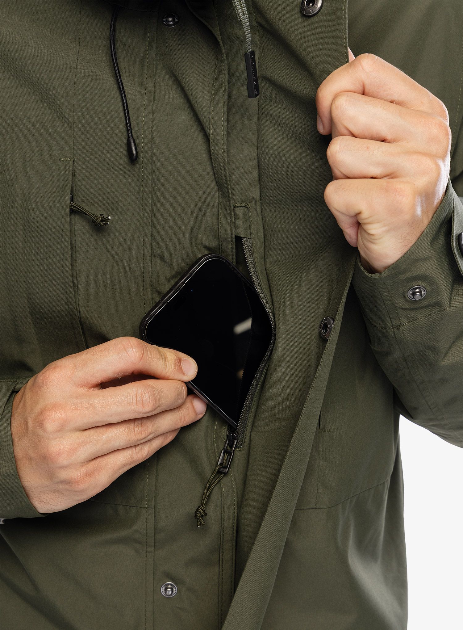 Płaszcz Didriksons Falke Parka - deep green