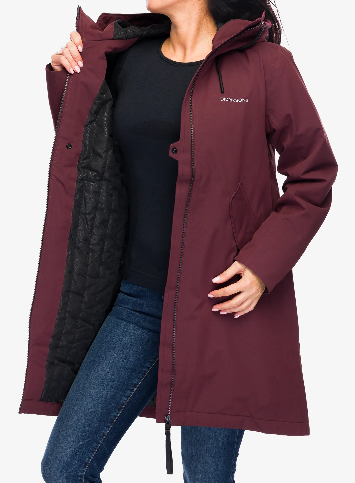 Płaszcz damski Didriksons Fia Parka - old rust