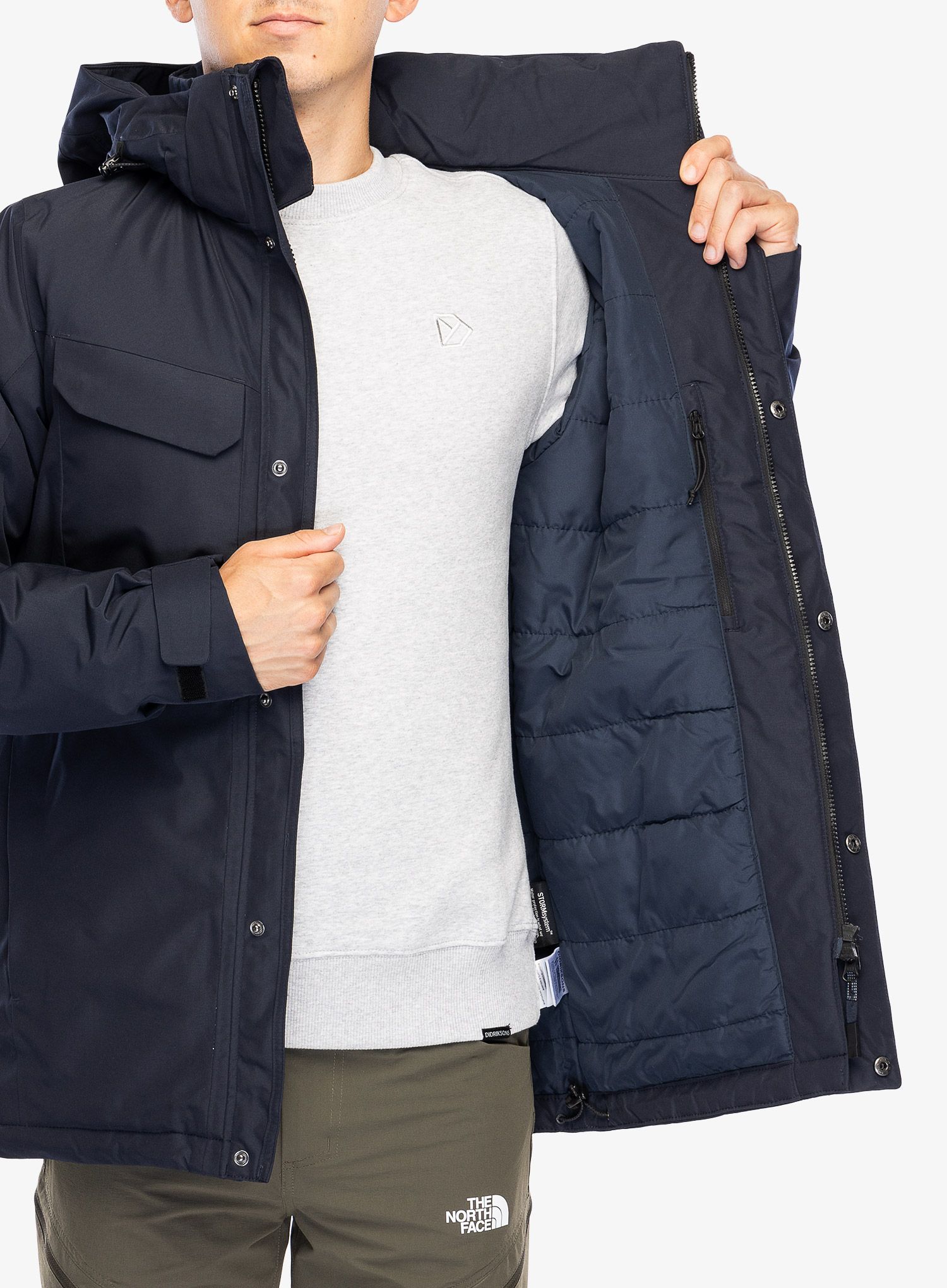 Kurtka ocieplana Didriksons Stefan Jacket - dark night blue