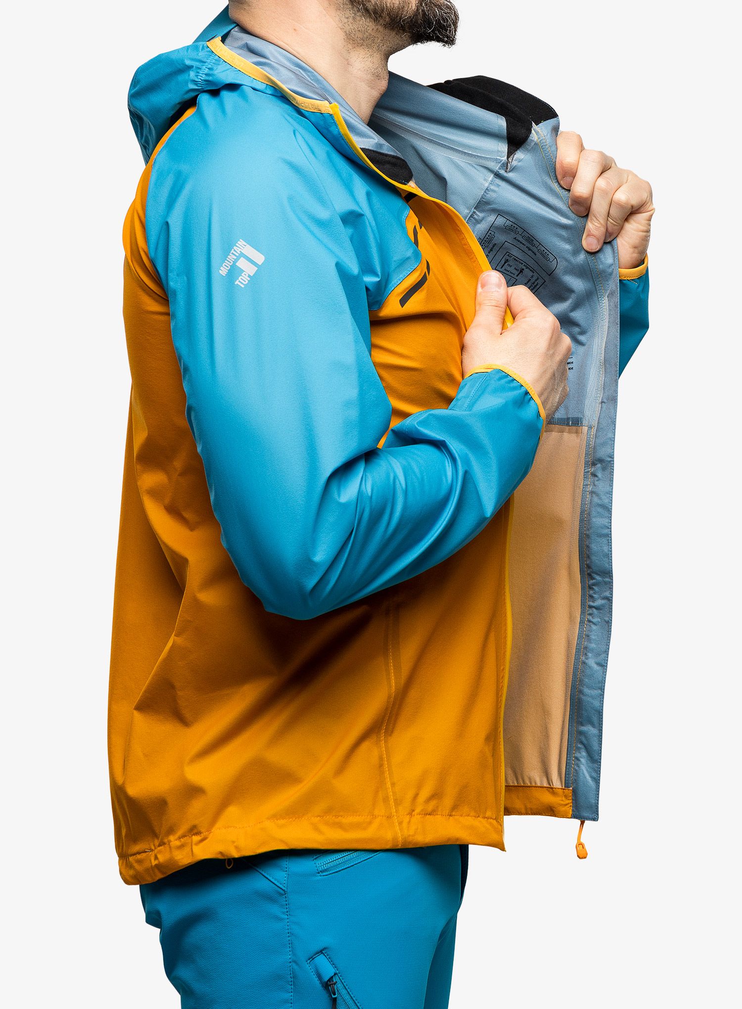 Kurtka z membraną Direct Alpine Cyclone - mango/ocean