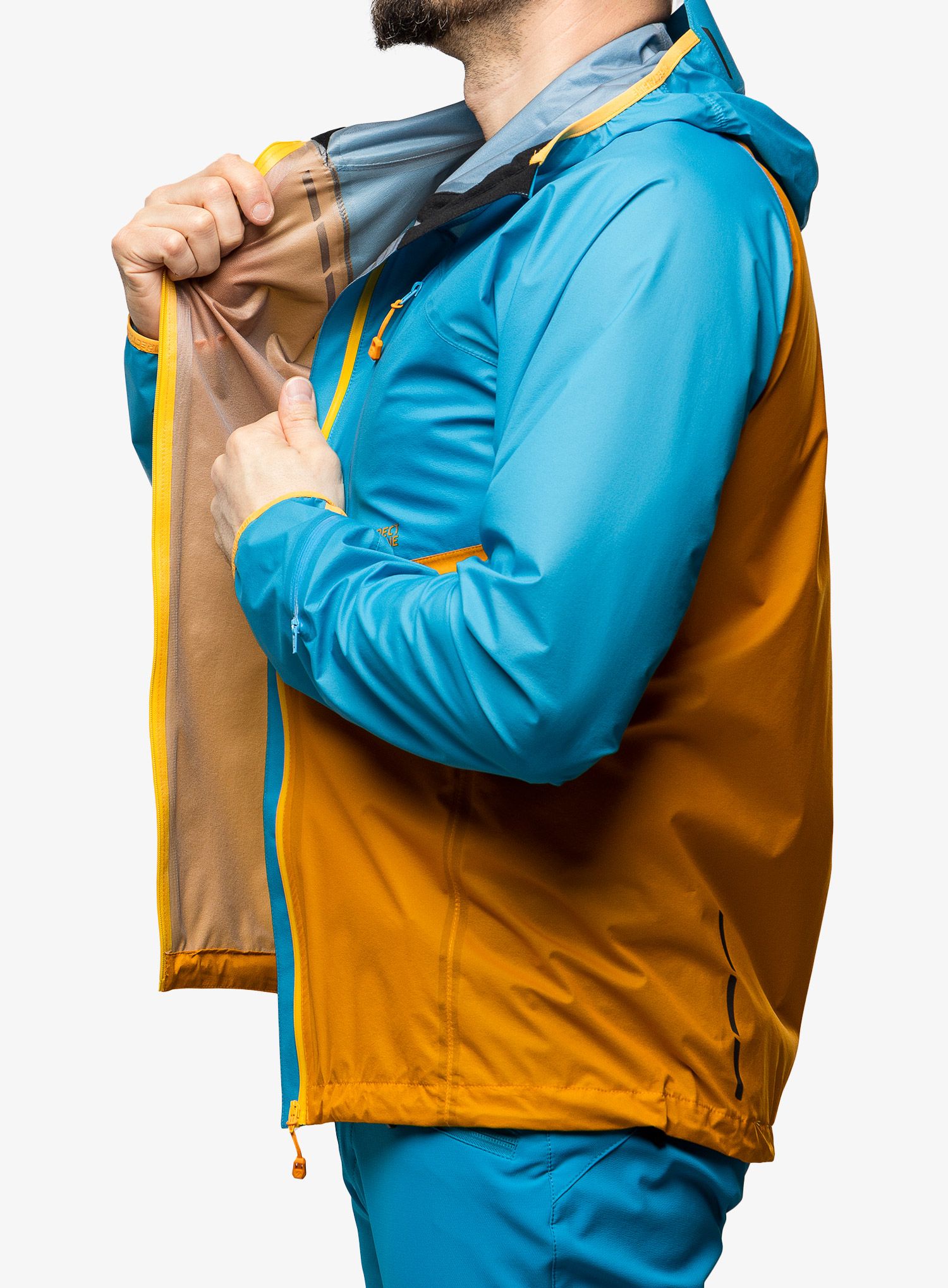 Kurtka z membraną Direct Alpine Cyclone - mango/ocean