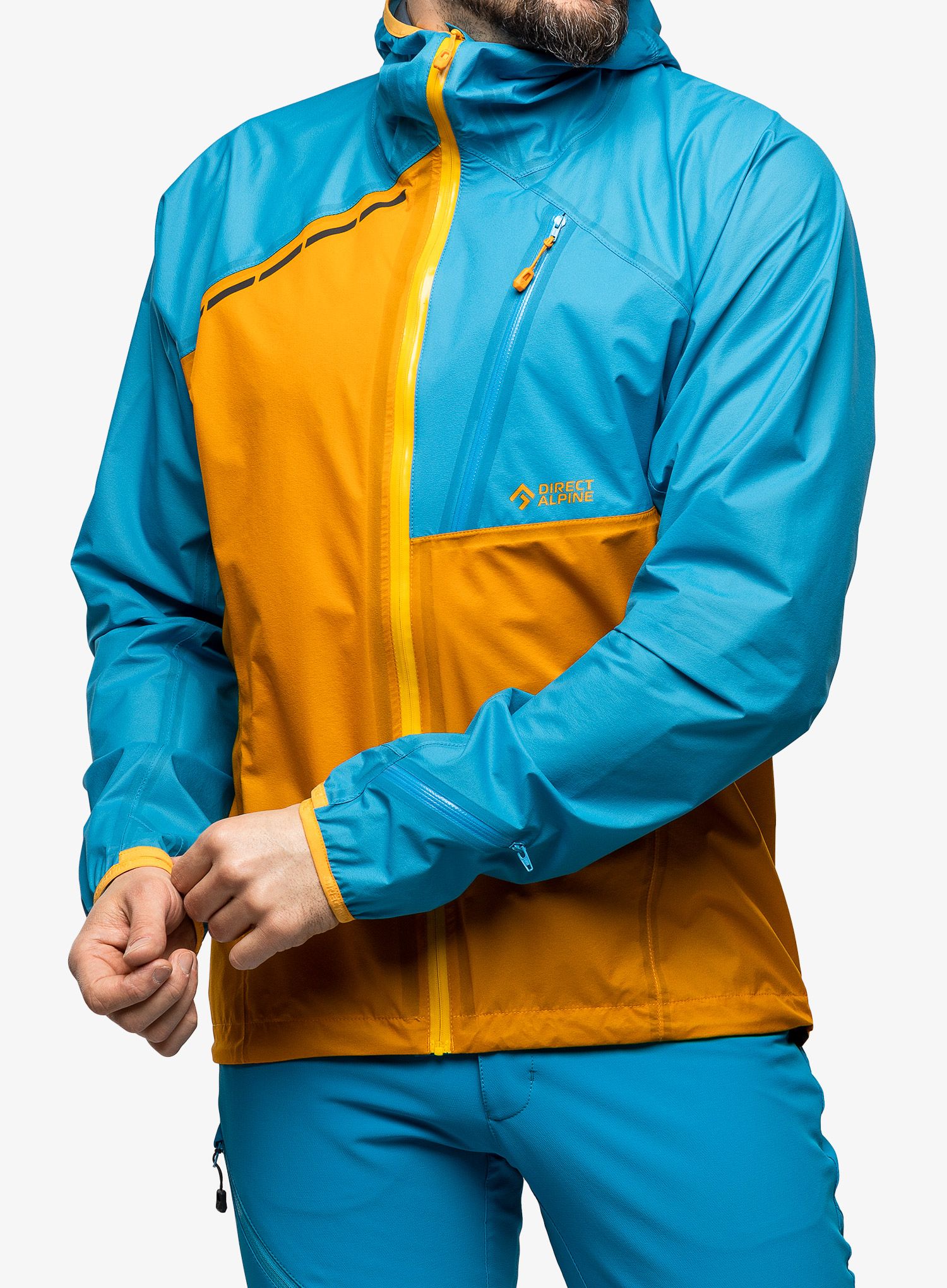 Kurtka z membraną Direct Alpine Cyclone - mango/ocean