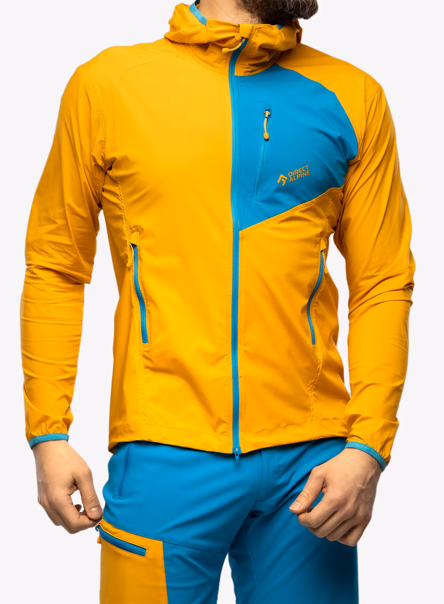 Kurtka przeciwwiatrowa Direct Alpine Dru Light - mango/ocean