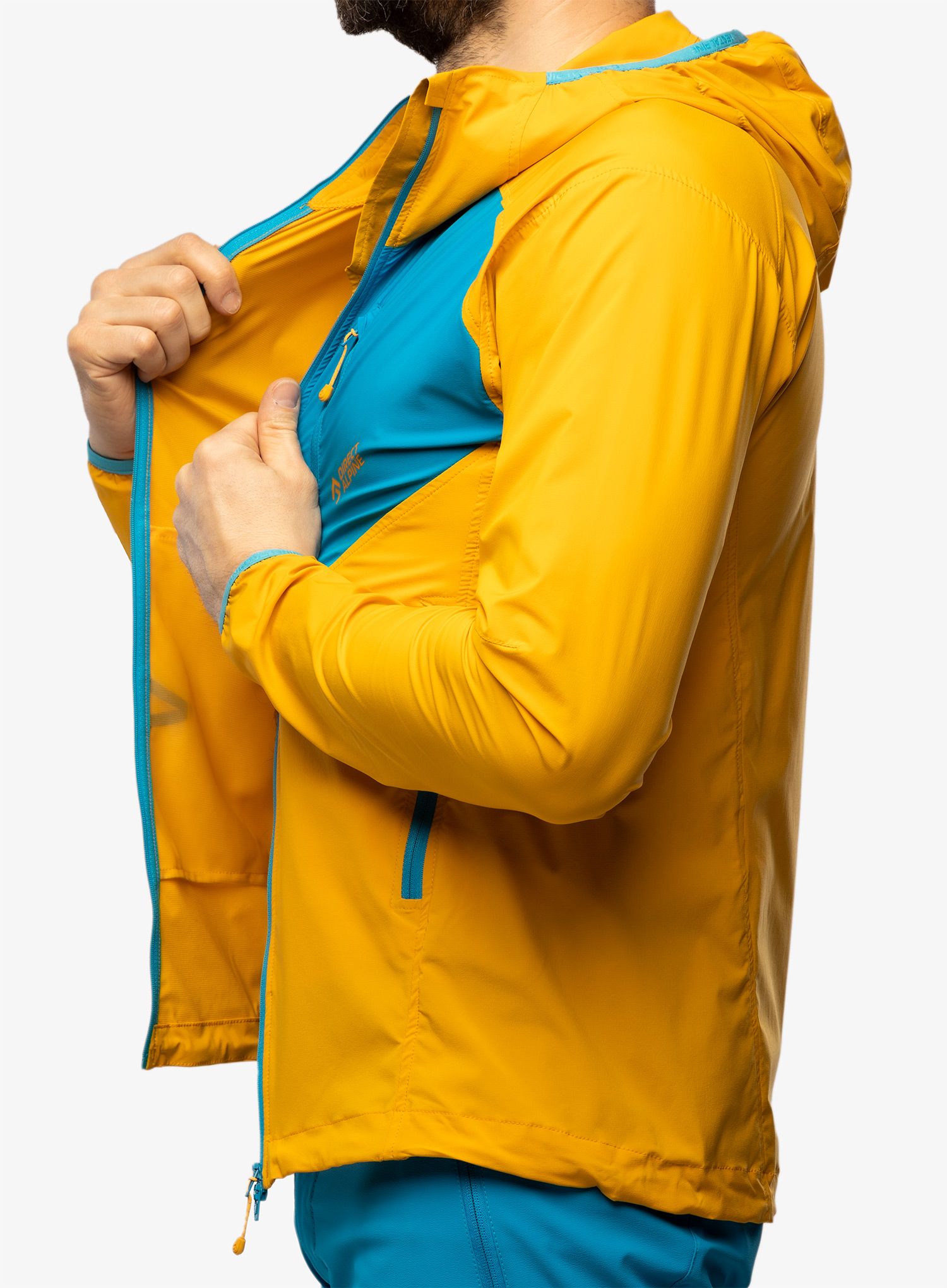 Kurtka przeciwwiatrowa Direct Alpine Dru Light - mango/ocean