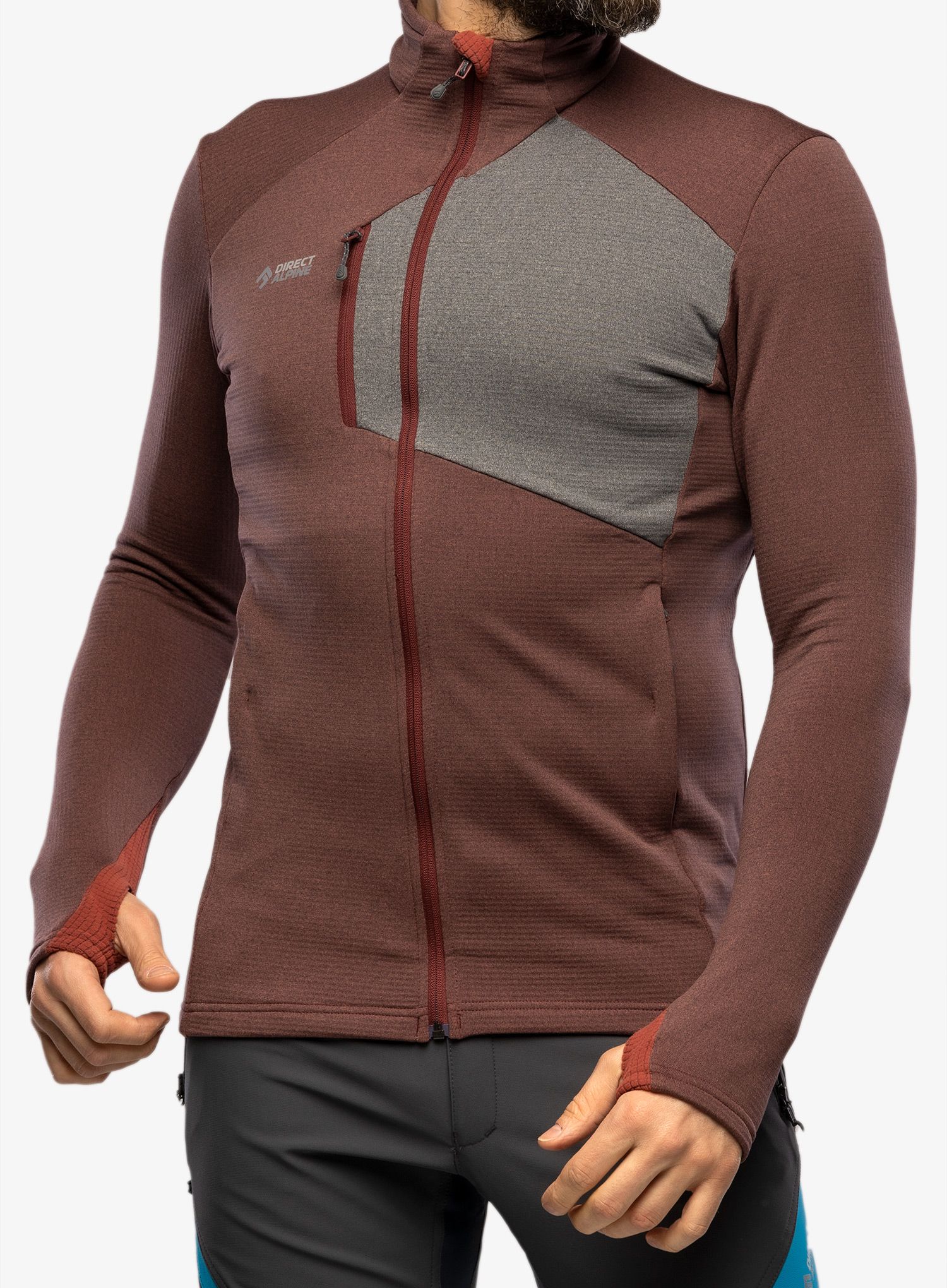 Bluza rozpinana Direct Alpine Mallet - palisander