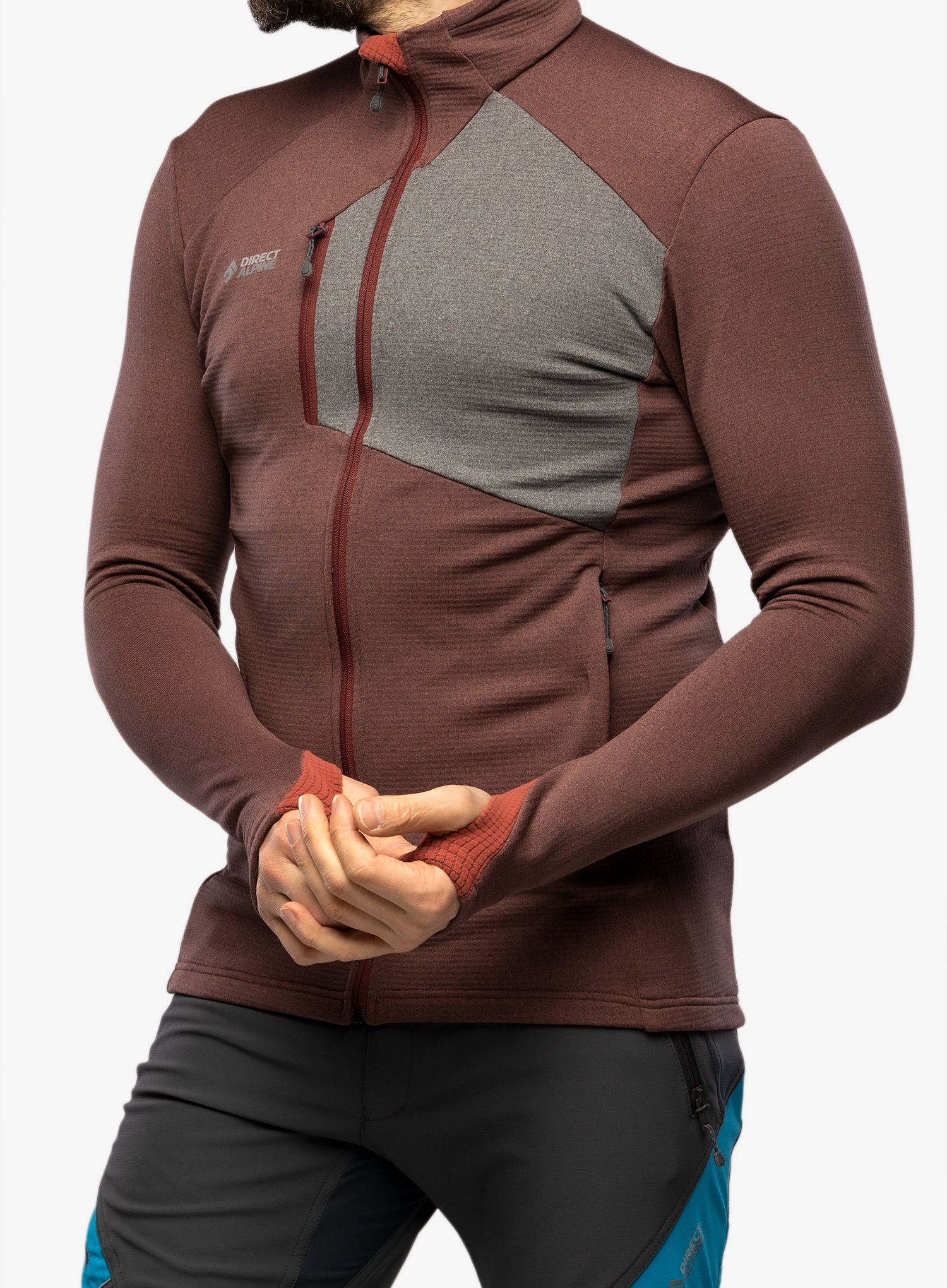 Bluza rozpinana Direct Alpine Mallet - palisander