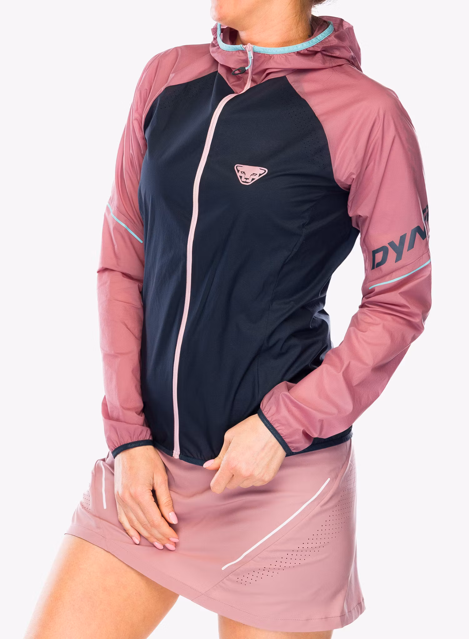 Kurtka do biegania damska Dynafit Alpine Wind 2 Jacket - mokarosa