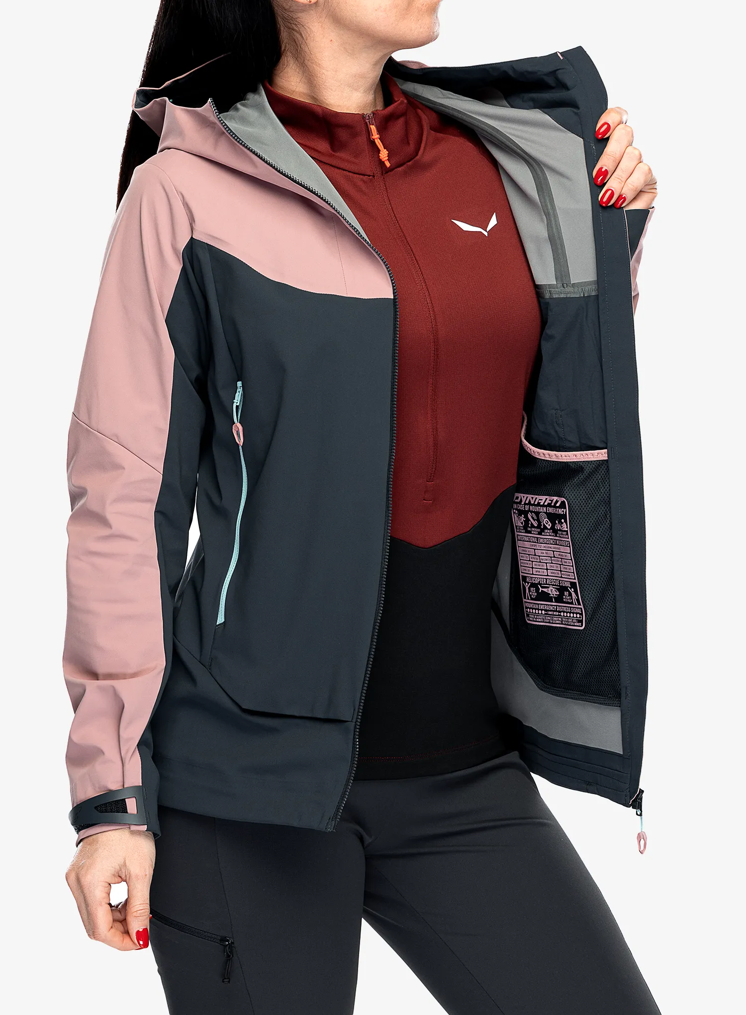Kurtka softshell damska Dynafit Radical Softshell Jacket - mokarosa