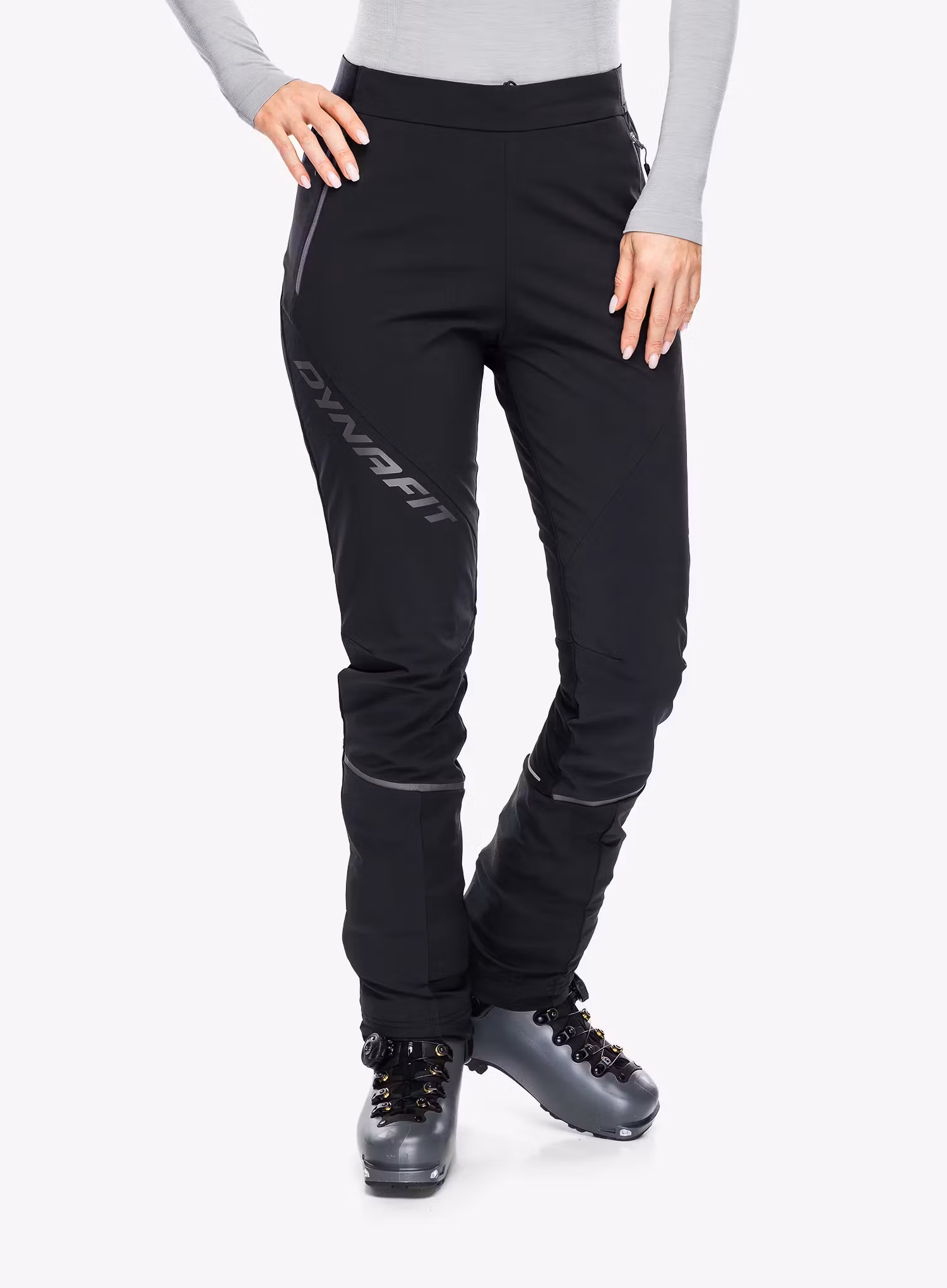 Spodnie skiturowe damskie Dynafit Speed DST Pant - black out/magnet