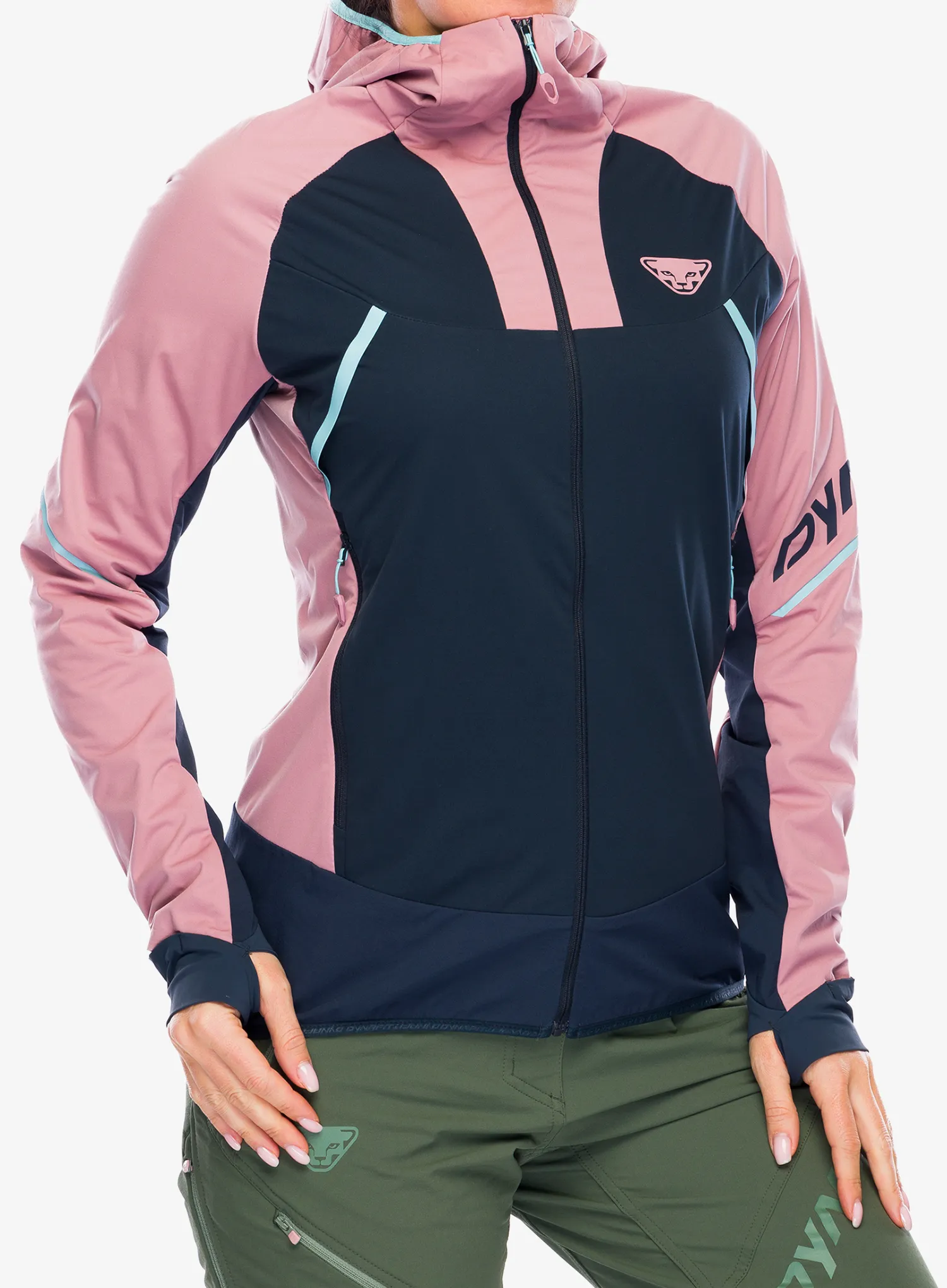 Kurtka skiturowa damska Dynafit Speed Softshell Jacket - mokarosa