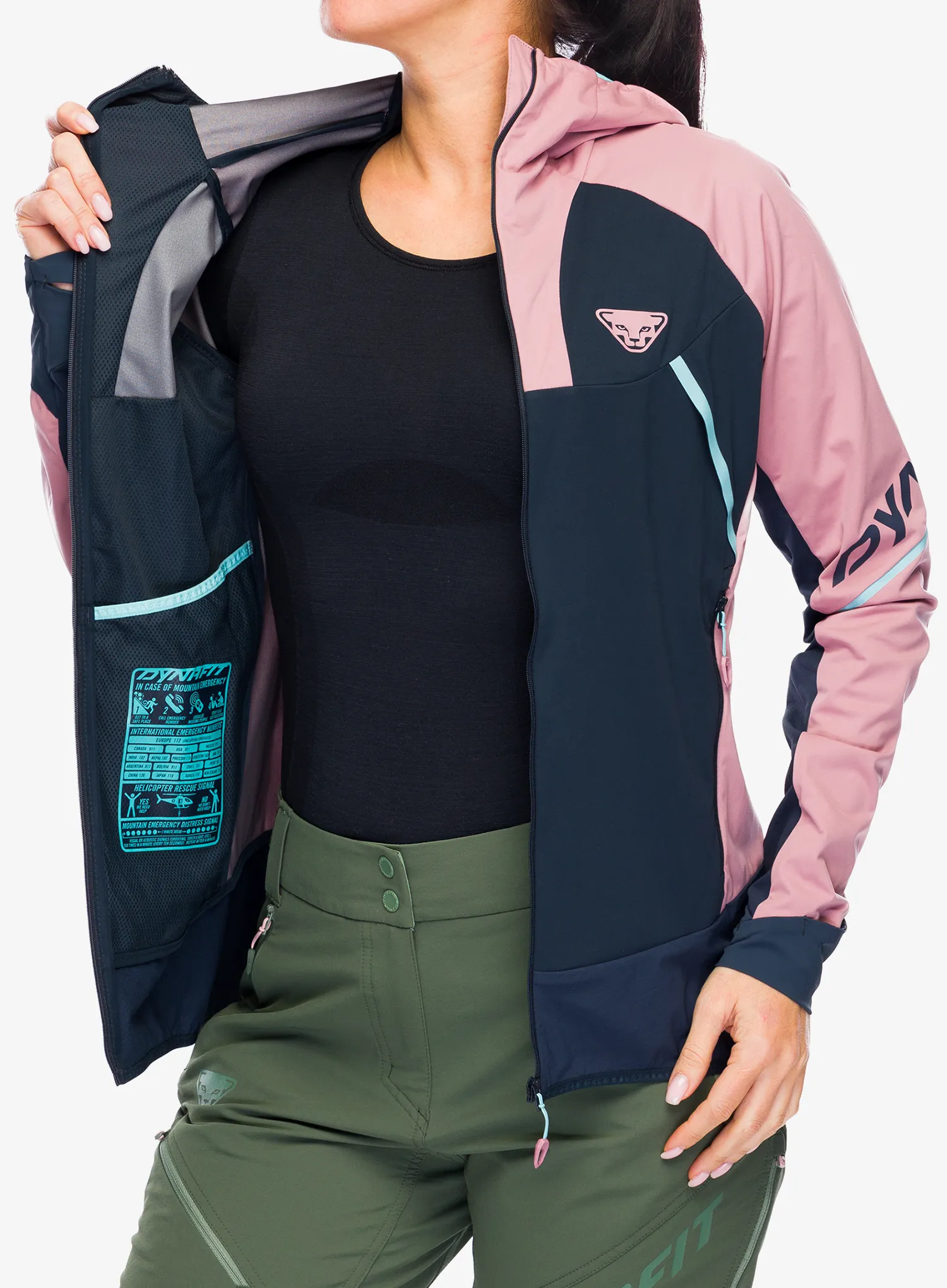 Kurtka skiturowa damska Dynafit Speed Softshell Jacket - mokarosa