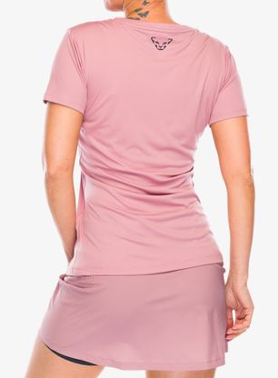 Koszulka biegowa damska Dynafit Traverse 2 S/S Tee - mokarosa