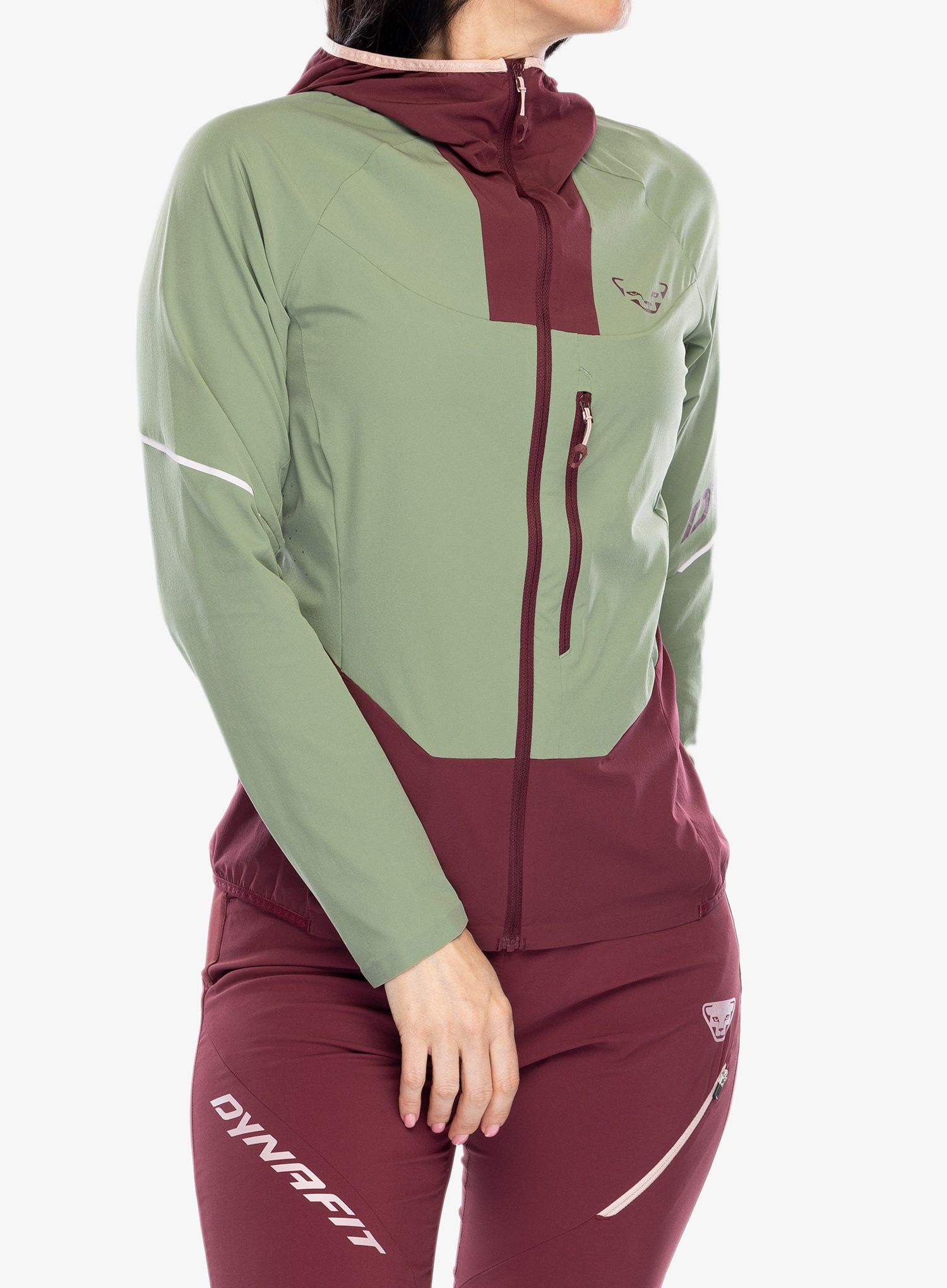 Kurtka softshell damska Dynafit Traverse DST Jacket - sage