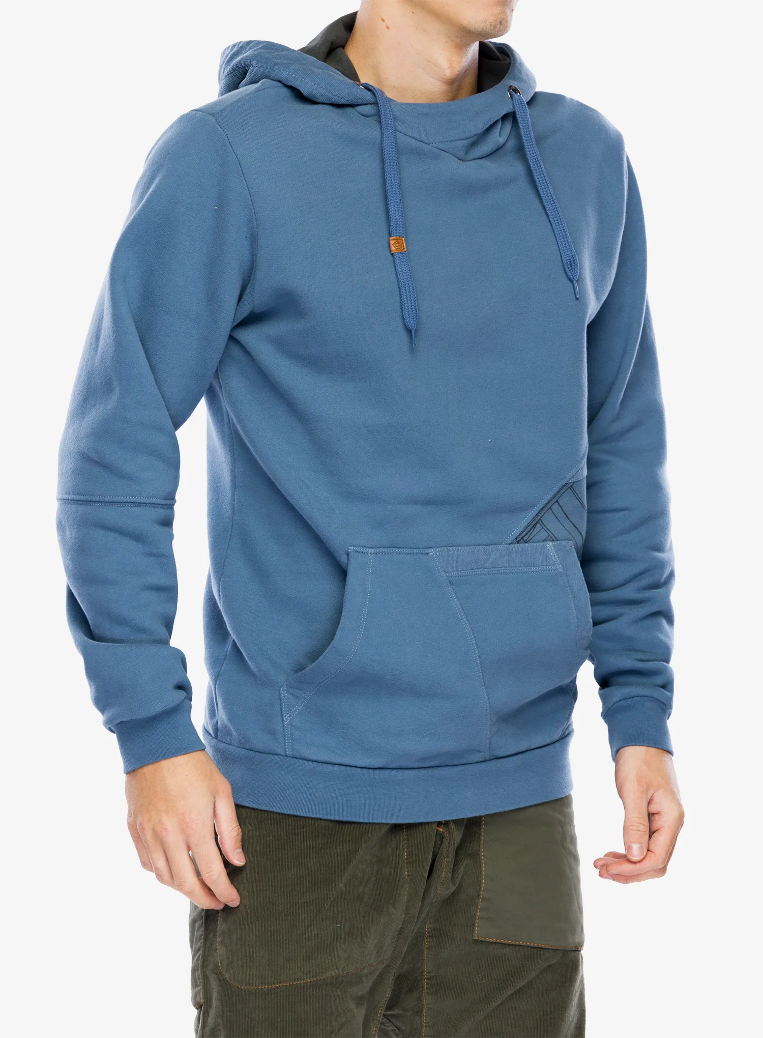 Bluza z kapturem E9 Neon 2.2 - steel/blue