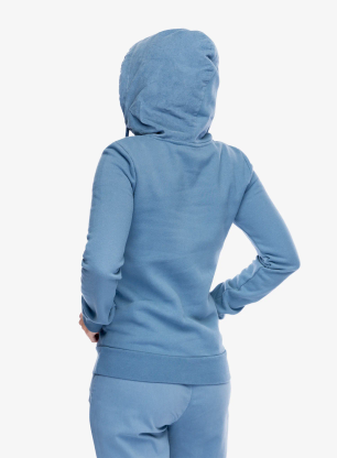 Bluza z kapturem E9 Sula - steel/blue